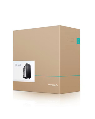 DeepCool CG560 Mid-Tower Tempered Glass ATX Case / 4 Cooling Fans
