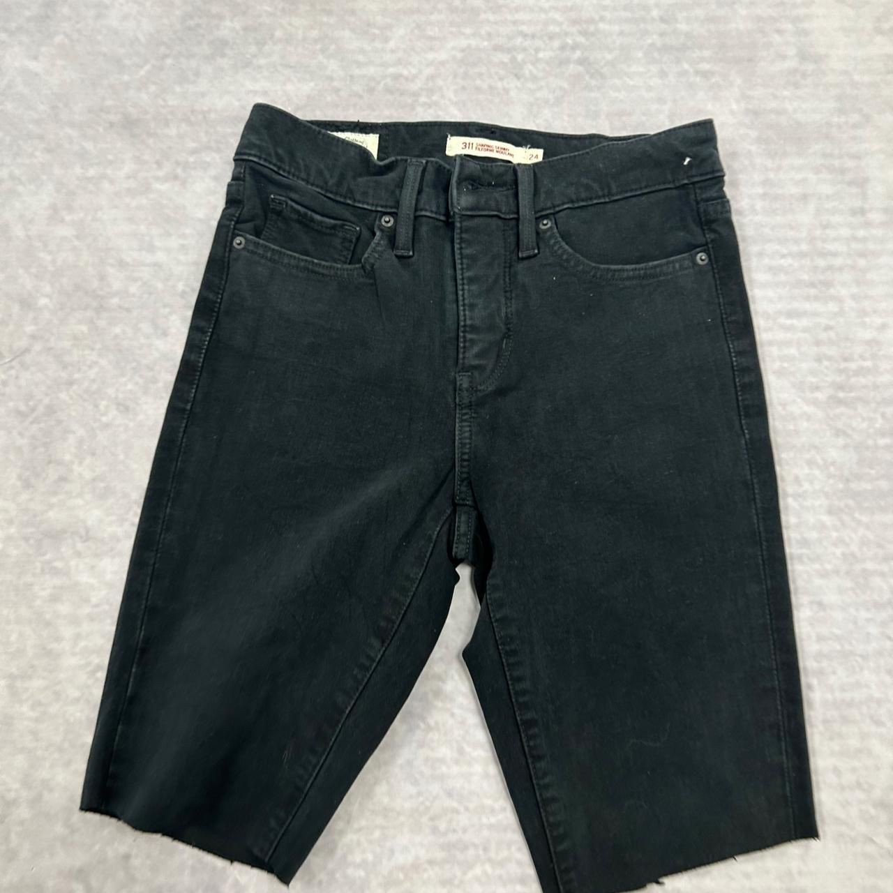 Levi's Shorts Levi 311 Shaping Skinny Cut Off Denim Shorts Women's 24 thumbnail 2