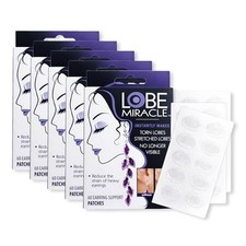 Lobe Miracle - Clear Earring Support Patches 60 Count Pack of 5 