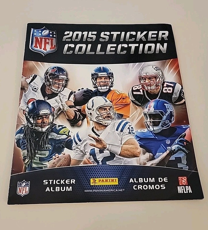 2015 NFL Official Sticker Collection Book PANINI Album - 16 Stickers