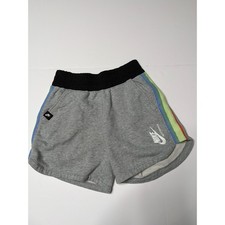 Rare Nike SW Heritage Girls Fleece Shorts M 10-12 Rainbow Proto Sample FA20 T5
