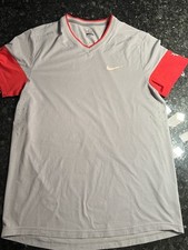 Nike Roger Federer RF 2014 Tennis Tee Shirt 598151-050 size M Roland Garos
