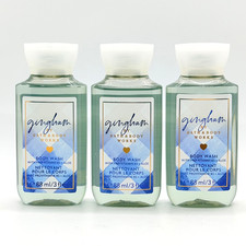 3-Pack Bath  Body Works GINGHAM Mini Shower Gel Body Wash 3 oz Travel Size