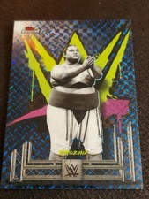 Yokozuna 2025 Topps Finest WWE Blue Checkerboard /149 #88