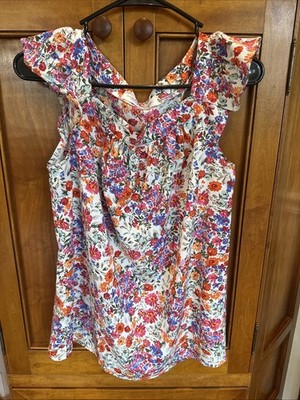 Mod Boutique Women's Top Blouse Size M Floral Worn Once spring 2025