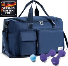 Sporttasche Damen Wasserabweisend Faltbar mit Schuhfach und Nassfach für Reise u