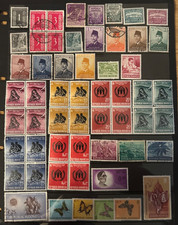Stamps of Indonesia-  collection of mint and used stamps