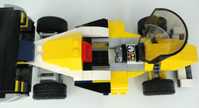 LEGO CREATOR Yellow Racers 31023 Complete Boat Formula 1 Car Helicopter Manuals