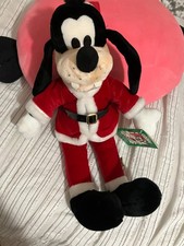 Disney Macy's 1993 Christmas Santa Claus Goofy 18" Plush