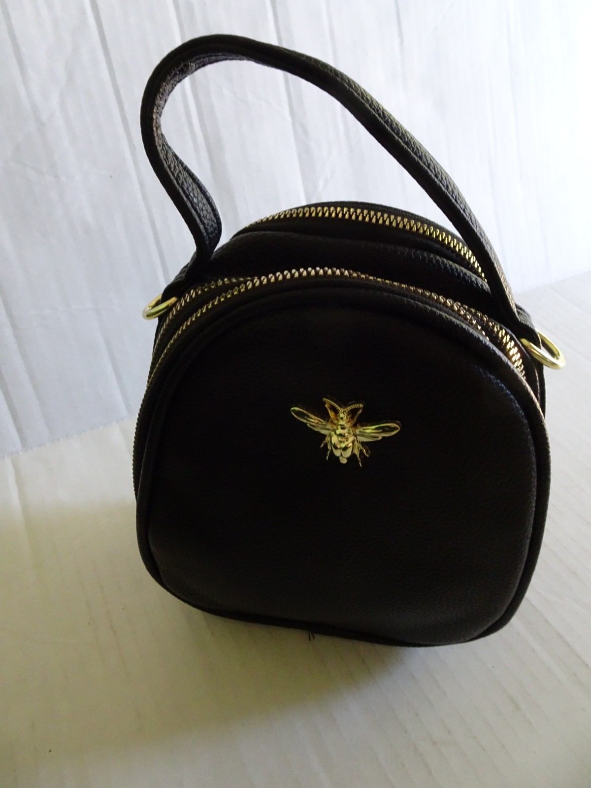 Purse - Aluda Piju - Crossbody Bag/Purse - 3 Compartments - Black - New