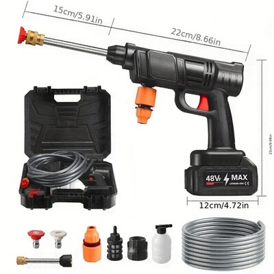 Wireless High Pressure Car Washer Portable Car Wash Cleaner Machine Water Gun