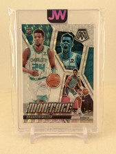 2023-24 Panini Mosaic Montage BRANDON MILLER White Prizm RC Jersey #24/25 =1/1