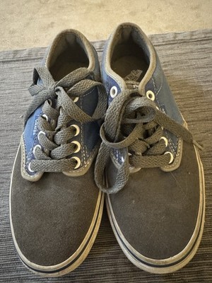 VANS Kids/youth Size 4.5 Old School 2 tone Blue/Brown good condition