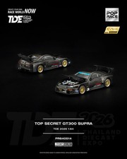 Pop Race 1:64 Toyota Supra Top Secret GT300 TDE 2026 - Carbon Black