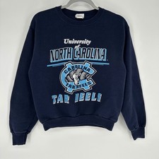 Vintage 90s CSA UNC Tar Heels Sweatshirt Blue University of North Carolina 16/18