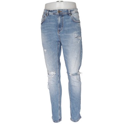 FSBN, Jeans, Größe: 34/30, Blau, Baumwolle/Elasthan, Einfarbig, Denim #6nx