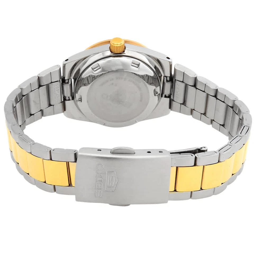 Reloj automático para mujer Seiko 5 esfera blanca SYMG42K1 Foto 3 de 3