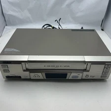Sanyo VWM-700 VCR Stereo Hi-Fi 4 Head VHS Recorder -No Remote-Tested-Works