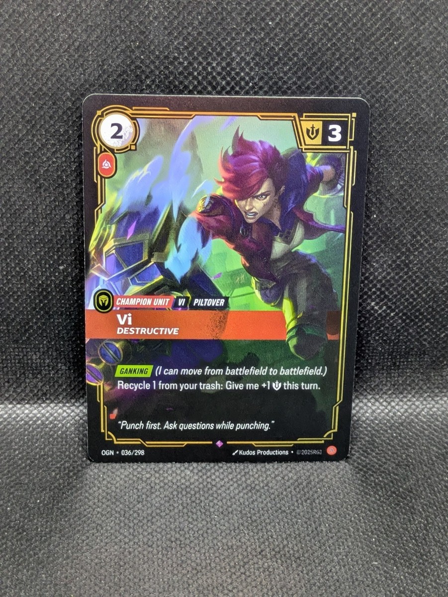 Vi Destructive - Riftbound: Origins - 036/298 - English - NM | eBay