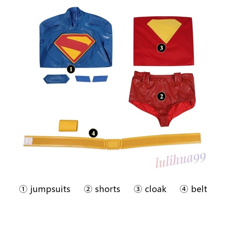 Disfraz de Superman Clark Kent Mono Superhéroe Disfraz Conjunto Alta Calidad Foto 4 de 4