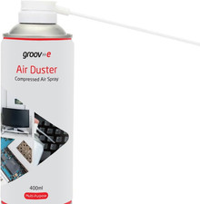 Groov-e Air Duster Can - Compressed Air Cleaner for PC, Canned Air Spray, Can