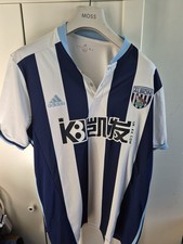 West Bromwich Albion 2016/2017 Home Football Shirt- Adidas- Size XL