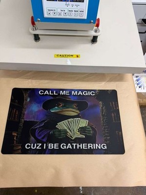 MAGIC MEME Playmat for TCG- FUNNY ,MTG Playmat , Anti Slip MADE IN