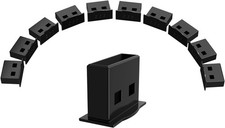 10-Pack Black USB Type-A Dust Plugs-USB Port Protector Covers for USB A Female P