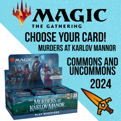 Magic The Gathering Murders At Karlov Manor | Co and Unco Basic | Pick Your Card