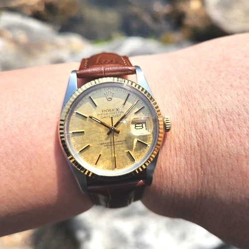 Vintage Rolex Datejust 16013 Cal 3035 27Jewels Automatic Men`s Date Watch 1985`S