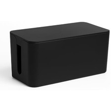 Cable Management Cord Cover Wire Hider Box Concealer Organizer Protector Black