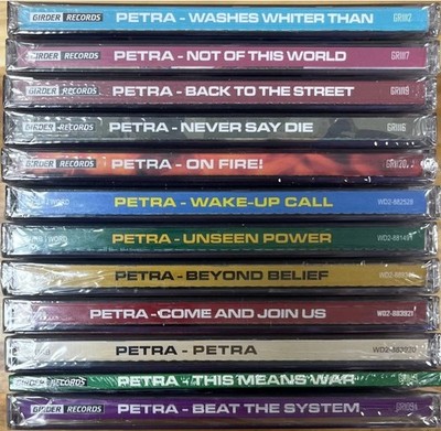 Petra 12 REMASTERED CDs Beyond Belief, On Fire, Never Say, This Means War 8 More