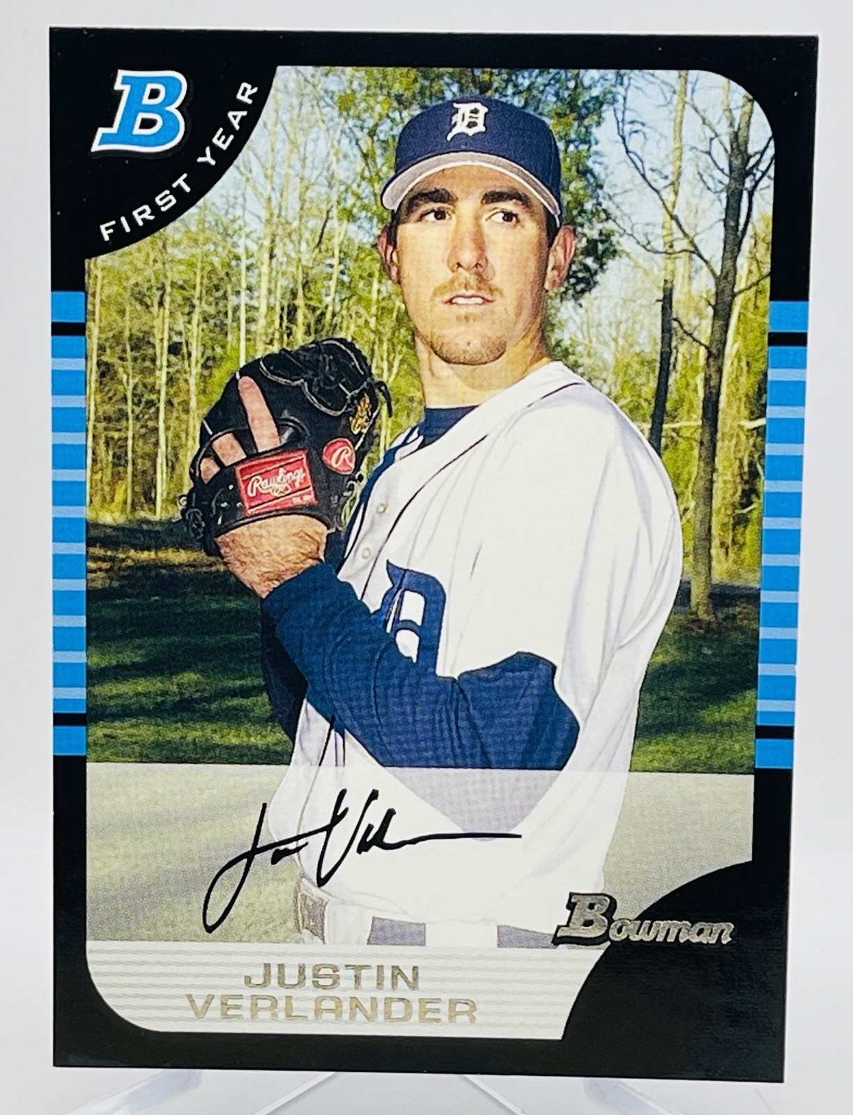 2005 Bowman First Year Justin Verlander #174 RC Detroit Tigers