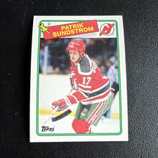 Topps 1988-89 Patrik Sundstrom New Jersey Devils NHL Hockey Card #67