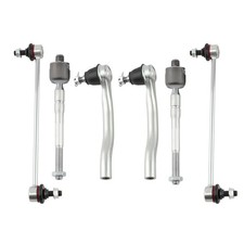 6pcs Front Sway Bars Inner Outer Tie Rod End Set For 2007 2008-2013 Acura Mdx