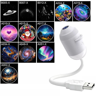 2-in-1 Galaxy Projector Night Light Starry Sky Projector High Resolution Bedroom