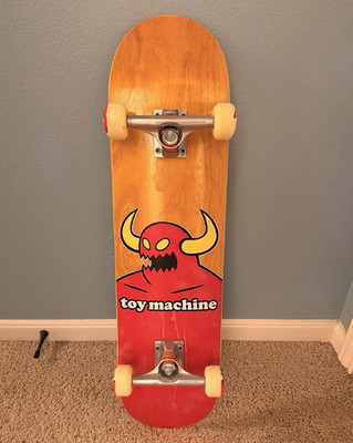 Toy Machine Monster Complete Skateboard Red/Natural Deck w/ Trucks & Wheels