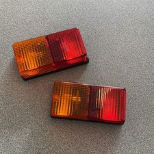 2 x rechteckige Anhänger Kombi Lampe Leuchte 4 Funktionen 168 mm x 83 x 50