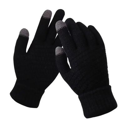 Warme Winter Touchscreen Handschuhe Unisex Strick Vollfinger Outdoor