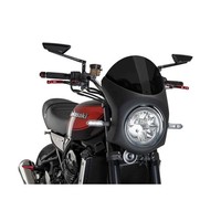 Puig SEMI-FAIRED Screen FUR Kawasaki Z900RS 18-20 Dark SMOKE-SCHWARZ