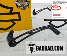 Bad-Dad 00-26 Touring Softail Rear Brake Pedal Billet Lever Forward Control