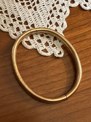 B.B CO Gold Filled/Gold Plated Antique Bracelet Art Deco Vintage Jewelry 14grams