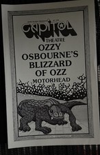 Ozzy Osbourne Blizzard OF OZ memorabilia rare