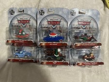 Disney Pixar Cars 2025 Metal Diecast Holiday Winter Christmas Complete Set Of 6