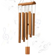 Wind Chimes for Outside, Sympathy Wind Chimes Bamboo Windchimes Outdoors with...