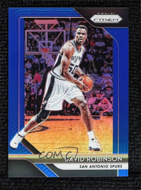 2018-19 Panini Prizm Blue Prizm 154/199 David Robinson #195 HOF