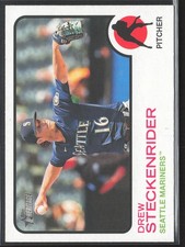Drew Steckenrider 2022 Topps Heritage #612 Seattle Mariners