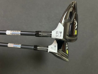 TaylorMade M2 Fairwayholz Set 3HL 16,5° 5HL 21° VANQUISH BS50 S Flex RH Gebra...