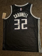 Signed Dylan Cardwell Sacramento Kings Jersey XL JSA Authentication Nique Maxime