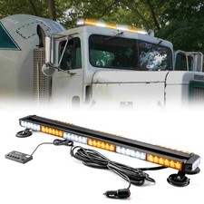 38in Led Strobe Light Bar Emergency Beacon Rooftop Warning Flashing Amber White 38in Led Strobe Light Bar Emergency Beacon Rooftop Warning Flashing Amber White
